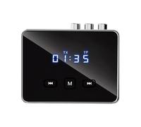 - Stereo Receiver - 3.15 x 3.54 inch Wireless Transmitter Adapter, Multi Device Audio Converter | For Theatre, PC, TV, Garages, Workplaces, Conferences, Rooms, Homes with Accessories