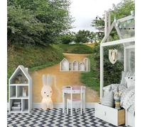 Stereo Simple Green Forest Path 3D Wallpaper Luxury Home Dining Decor Paste Sofa Living Room The Wall for Bedroom Mural-250cm×170cm