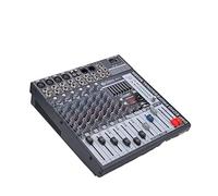 Stereo Sound Mixer Audio Console, 8 Channels Power Mixing Console, DJ controller Sound Board with 24 DSP Effect USB Bluetooth XLR Jack Aux Input Portable And Lightweight