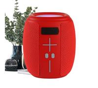 Stereo Sound With RGB Light- 10cm Portable Audio Device, Stereo Sound With RGB LED Light Speaker, Compact Music Gadget | Waterproof Wireless Soun Speaker For Home Travel Party Fishing Hiking Birthda