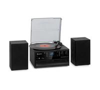 Oakland DAB Plus retro stereo system DAB+/FM BT function vinyl CD cassette incl. speakers