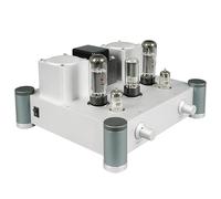 Stereo Tube Amplifier, HiFi Single Ended Amplifier, 10W*2 Audiophile Power, All-Aluminum Alloy Shell, Low Noise for Home Audio and Outdoor Speakers