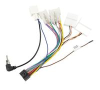 Stereo Wiring Harness Adapter Compatible with Toyota RAV4 Camry Corolla Yaris Vios Tacoma Matrix 2006-2016,16Pin Car Radio Wire Harness 20Pin 28Pin SWC Antenna Butt Connector