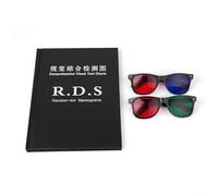 Stereogram Chart for Vision Testing with Astigmatism and Color Blindness Assessment Using 2 Glasses