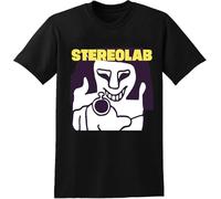 Stereolab French Disko Super Electric Funny Soft Tee Shirts Unisex Men Tee Shirt Black