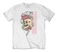 Stereophonics Men's Have A Nice Day Snake T-Shirt in White | Size: 2XL Stereophonics White 2XL