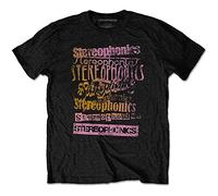 Stereophonics Men's Logos Slim Fit T-Shirt Black, Black, S, Black, S