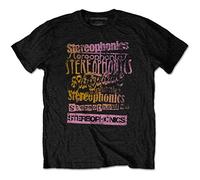 Stereophonics Men's Logos T-Shirt Black