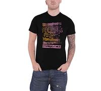 Stereophonics T Shirt Logos Distressed Band Logo Official Mens Black L