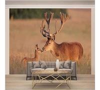 Stereoscopic Simple Prairie Animal Fawn 3D Wallpaper Luxury Home Dining Decor Paste Sofa Living Room The Wall for Bedroom Mural-250cm×170cm