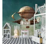 Stereoscopic Starry Sky Creative Universe Spaceship 3D Wallpaper Luxury Home Dining Decor Paste Sofa Living Room The Wall for Bedroom Mural-430cm×300cm