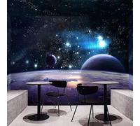 Stereoscopic Starry Sky Planet Universe Art Modern 3D Wallpaper Premium Textured Silk Neutral Tones Material Ideal for Living Room Bedroom-430cm×300cm