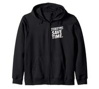 Stereotypes Save Time Zip Hoodie
