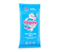 Stergene Gentle Care Fabric Stain Removing Wipes - Wool-Safe Cleaner, Quick Cleaning for Delicates, Carpets, Upholstery & Clothing, 30 Vegan-Friendly Multipurpose Biodegradable Wipes