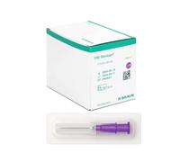 Sterican 24G x 1 Inch (0.55 mm x 25 mm, Colour Code: Purple) Refill Tubes for Luer Lock Liquids, Pack of 100, Individually Packed