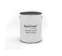 SteriCoat Antiviral Durable Acrylic Matt Paint - AntiMicrobial, AntiBacterial, Anti Mould Water Based, High Performance, Durable, Walls, Ceilings and More, WB20, 5L (White)