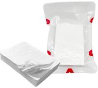 Sterile Compressed Gauze, Z-Folded First Aid & Stop The Bleed Kit Supply for Home, Tactical & Emergency Use, 4.5" x 4.1 Yards（5pcs）