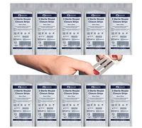 Sterile Deep Wound Closure Strips 6mm Thick First Aid Adhesive Stitches Sutures - 10 Packs