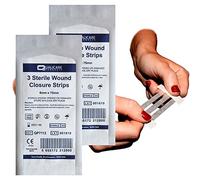 Sterile Deep Wound Closure Strips 6mm Thick First Aid Adhesive Stitches Sutures - 2 Packs