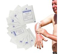 Sterile Gauze Pads - 10pcs Bandages Soft Super Absorbent Wound Pad Gauze | Portable Fine Mesh Patch Wound Dressing Sterile Gauze Breathable for Lacerations Burns Abrasions Boiler