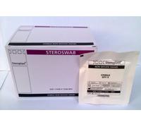 Sterile Non Woven 4ply Gauze Swabs 7.5cm x 7.5cm 25 packs of 5 Swabs Steroplast by Steroswab