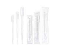 Sterile Pasteur Pipette Plastic Straw Sterile LDPE Dropper Easy Tearing Individually Wrapped 1ml/2ml/3ml/5ml/10ml 100 / PK(3ml 100pcs)
