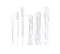 Sterile Pasteur Pipette Plastic Straw Sterile LDPE Dropper Easy Tearing Individually Wrapped 1ml/2ml/3ml/5ml/10ml 100 / PK(3ml 100pcs)