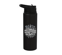 Sterile Processing Saves Lives Medical Tech Stainless Steel Insulated Water Bottle