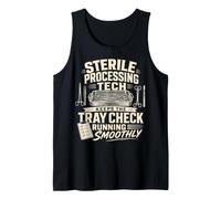 Sterile Processing Tech Keeps The Tray Check On Track Tank Top