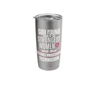 Sterile Processing Technician Strong Women SPD Tech Apparel Stainless Steel Insulated Tumbler