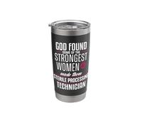 Sterile Processing Technician Strong Women SPD Tech Apparel Stainless Steel Insulated Tumbler