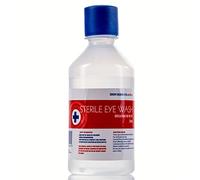 Sterile Saline 250ml Eye Wash Solution - First Aid Wound Washing Bottle