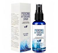 Sterile Saline Spray & Piercing Aftercare Solution,Saline Nasal Spray & Piercing Cleaning Solution for Ears,Nose,Tongue,Navel,Gentle Soothing Mist for Piercing Care & Ear Cleaning,Convenient Daily