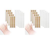 Sterile Wound Closure Strips Skin Suture Strips 24 PCS First Aid Adhesive Plaster for Lacerations Superficial Cuts, 12x100mm (Pack of 2)