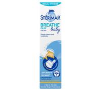 Sterimar Breathe Easy Baby, Nasal Spray, Gentle Nasal Hygiene, Cleanses Impurities,100% Natural Sea Water, Free from Steroids Drug & Preservative, From Birth, 50 ml