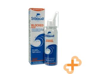STERIMAR Blocked Nose 50ml Hypertonic with Copper Sea Water Nassal Spray