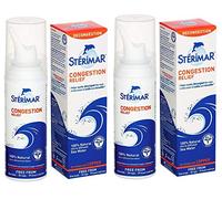 Sterimar - Nasal Spray - Congestion Relief - 100% Natural Sea Water - with Copper & Magnesium - 100ml - 2 Pack