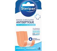 Steripan 8 Pre-Cut Antiseptic Strips 10 x 6 cm Pack of 2