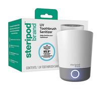 Steripod Brand UV Home Countertop Toothbrush Sanitizer, Reduces Harmful Microorganisms, Toothbrush Holder and Cleaning Station, Holds Four Toothbrushes