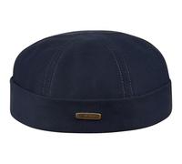 Sterkowski Docker Cap | 100% Softened Cotton Beanie for Men and Women Work Sailor Brimless Skullcap Fisherman Trawler Mens 57 cm Navy Blue