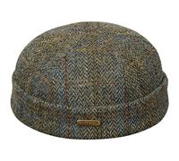 Sterkowski Docker Leon Beanie Harris Tweed 59 cm Brown/Blue Check