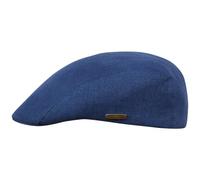 Sterkowski Gecko Cap | 100% Linen Flat Cap for Men and Women | Trucker Cap Golf Cap English Ivy Newsboy Caps for Men Irish Spring Beach Hat Flat Peak Cap Boys Sun Hat Visor Cap UK 6 7/8 Blue