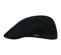 Sterkowski Gecko Cap | 100% Linen Flat Cap for Men and Women | Trucker Cap Golf Cap English Ivy Newsboy Caps for Men Irish Spring Beach Hat Flat Peak Cap Boys Sun Hat Visor Cap UK 7 1/4 Black
