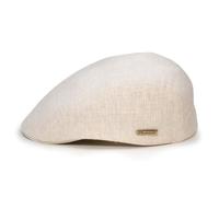 Sterkowski Gecko Cap | 100% Linen Flat for Men and Women Trucker Golf English Ivy Newsboy Caps Irish Spring Beach Hat Peak Boys Sun Visor UK 7 1/4 Beige