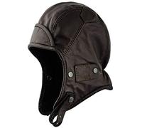 Sterkowski Genuine Leather Trapper Aviator Hat UK 6 5/8 - UK 6 3/4 Brown