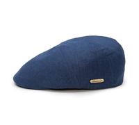 Sterkowski Ivy Five Cap | 100% Linen Flat for Men and Women Summer Caps Mens Fabric Sun Hats Trucker Vintage Breton Ireland UK 7 1/4 Blue