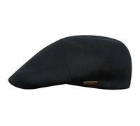 Sterkowski Ivy Five Cap | 100% Linen Flat for Men and Women Summer Caps Mens Fabric Sun Hats Trucker Vintage Breton Ireland UK 6 7/8 Black
