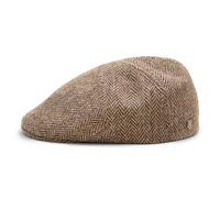 Sterkowski Ivy Five Scally Cap | Harris Tweed Flat Cap for Men and Women | Scally Cap for Men Mens Newsboy Cap Mens Driving Cap Newsboy Flat Cap Mens Irish Cap Ivy Flat Cap Yellow/Black 57 cm
