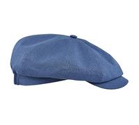 Sterkowski Rowdy Flat Cap for Men and Women | 100% Linen Newsboy Cap | Flat Cap Mens Sun Hats Men Golf Hats Men Newsboy Caps for Men Irish Spring Floppy Hat Paperboy Cap Peak Cap UK 7 1/8 Light Blue