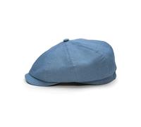 Sterkowski Rowdy Flat Cap for Men and Women | 100% Linen Newsboy Mens Sun Hats Golf Caps Irish Spring Floppy Hat Paperboy Peak UK 7 1/8 Light Blue